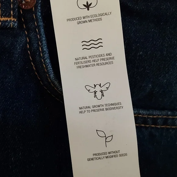 Zara High Rise Straight Ankle Denim Jean Size 8 NEW NWT All Cotton - Picture 8 of 10